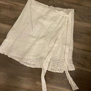 Shein White Skirt